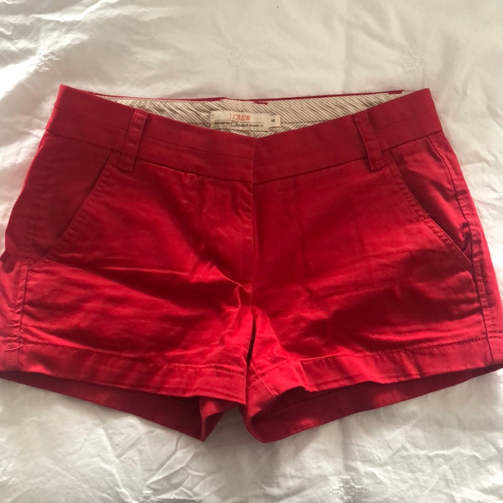 J.Crew Broken in Chino shorts in Red